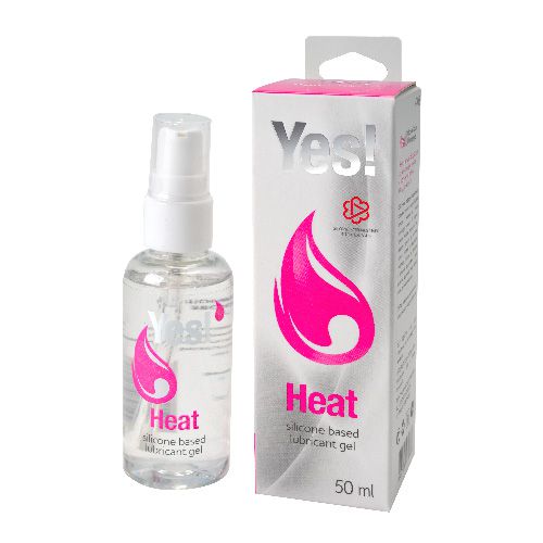 Возбуждающая силиконовая вагинальная смазка Yes Heat - 50 мл. - Sitabella - купить с доставкой в Новомосковске