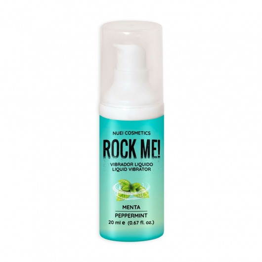 Жидкий вибратор Nuei Rock Me! с ароматом мяты - 20 мл. - Nuei cosmetics - купить с доставкой в Новомосковске