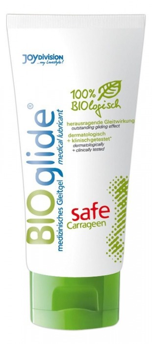 Гель-лубрикант на водной основе BIOglide safe Carrageen - 100 мл. - Joy Division - купить с доставкой в Новомосковске