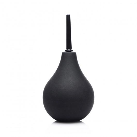 Черный анальный душ Thin Tip Enema Bulb - XR Brands - купить с доставкой в Новомосковске