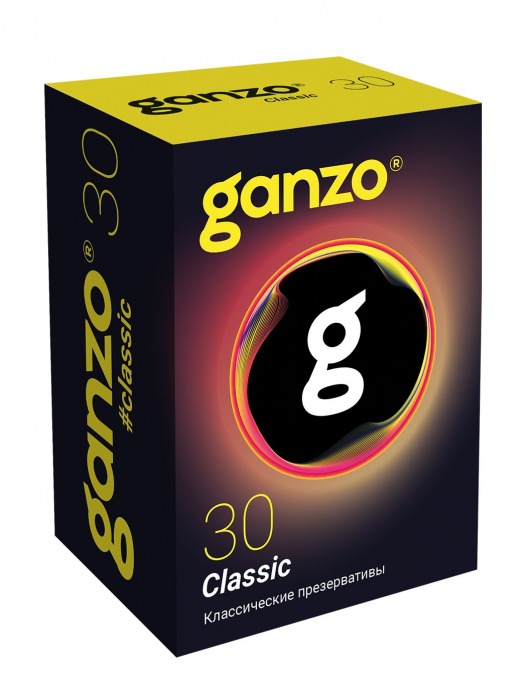 Классические презервативы с обильной смазкой Ganzo Classic - 30 шт. - Ganzo - купить с доставкой в Новомосковске