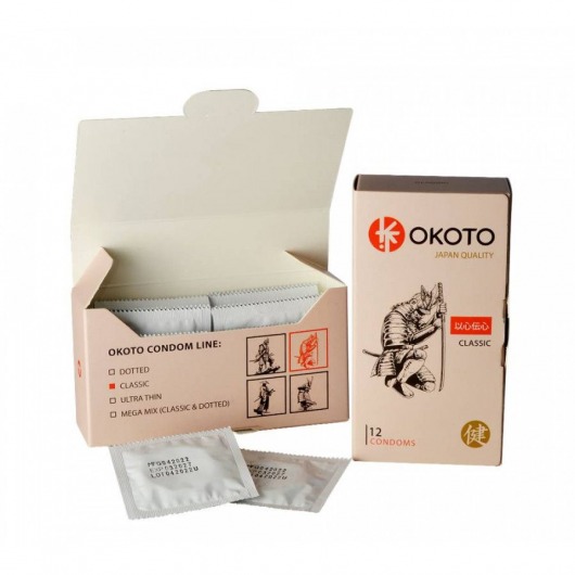 Презервативы OKOTO Classic - 12 шт. - Sitabella - купить с доставкой в Новомосковске