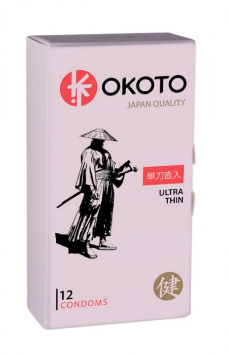 Тонкие презервативы OKOTO Ultra Thin - 12 шт. - Sitabella - купить с доставкой в Новомосковске