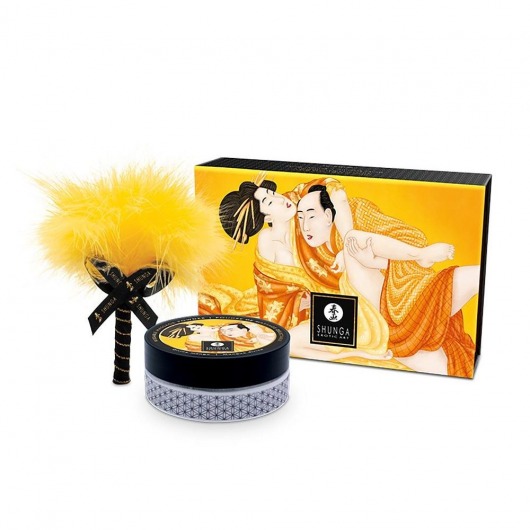 Массажная пудра с ароматом манго Luscious Mango - Shunga - купить с доставкой в Новомосковске