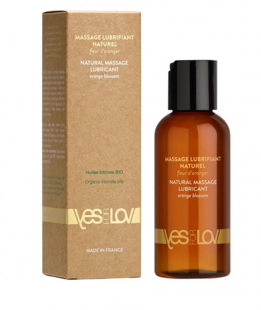 Натуральная массажная смазка Natural Lubricant Orange Blossom - 100 мл. - YESforLOV - купить с доставкой в Новомосковске