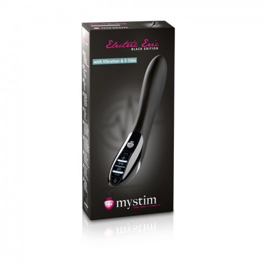 Черный вибратор с миостимуляцией Mystim Electric Eric Black Edition - 27 см. - MyStim - купить с доставкой в Новомосковске