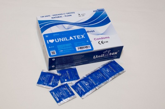 Классические презервативы Unilatex Natural Plain - 144 шт. - Unilatex - купить с доставкой в Новомосковске