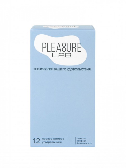 Ультратонкие презервативы Pleasure Lab - 12 шт. - Pleasure Lab - купить с доставкой в Новомосковске