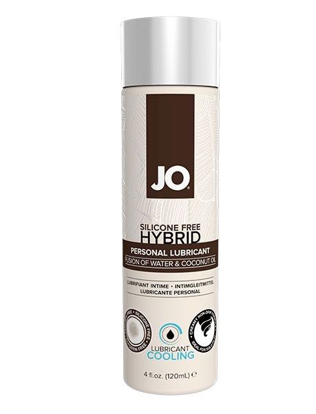 Водно-масляный лубрикант с охлаждающим эффектом JO Silicon free Hybrid Lubricant COOLING - 120 мл. - System JO - купить с доставкой в Новомосковске