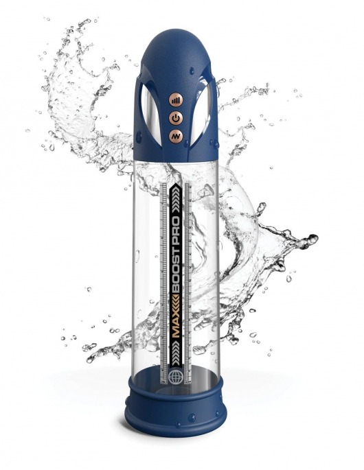 Синяя вакуумная автоматическая помпа Max Boost Pro Flow - Pipedream - в Новомосковске купить с доставкой