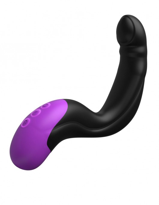 Черно-фиолетовый вибромассажёр простаты Hyper-Pulse P-Spot Massager - Pipedream - в Новомосковске купить с доставкой