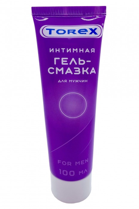 Гель-смазка на водной основе For Men - 100 мл. - Torex - купить с доставкой в Новомосковске