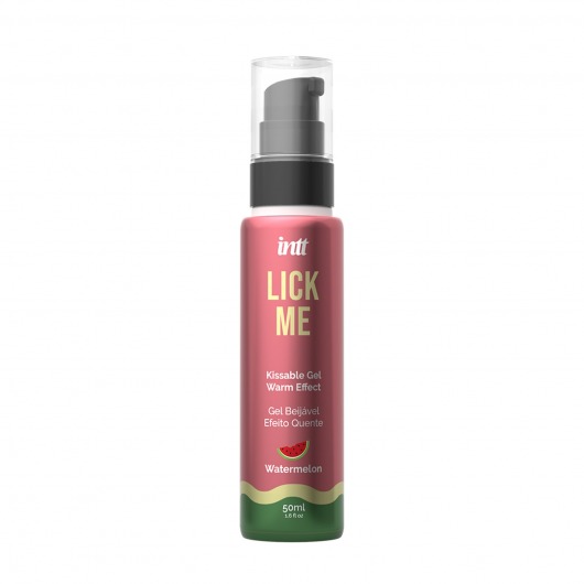Гель Lick Me с согревающим эффектом и ароматом арбуза - 50 мл. - INTT - купить с доставкой в Новомосковске