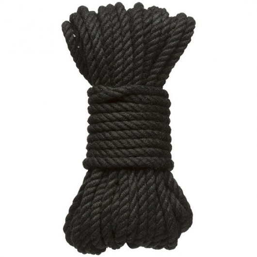 Черная верёвка для связывания и фиксации Bind Tie - 9,14 м. - Doc Johnson - купить с доставкой в Новомосковске