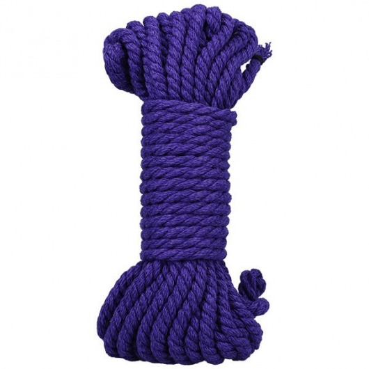 Фиолетовая верёвка для связывания и фиксации Bind Tie - 9,14 м. - Doc Johnson - купить с доставкой в Новомосковске