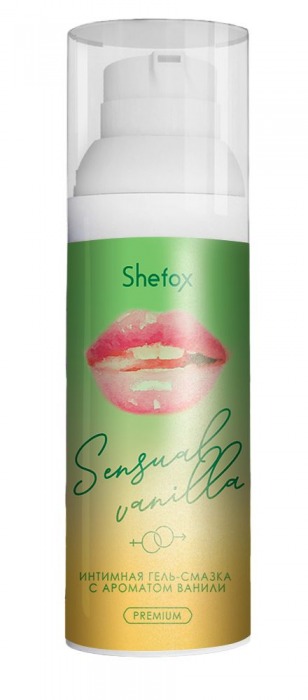 Интимная гель-смазка Shefox Premium «Чувственная ваниль» - 50 мл. - Shefox - купить с доставкой в Новомосковске