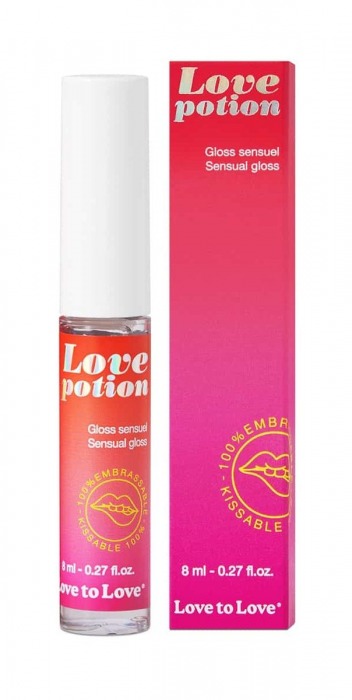 Возбуждающий блеск для губ Love Potion - 8 мл. - Love to Love - купить с доставкой в Новомосковске
