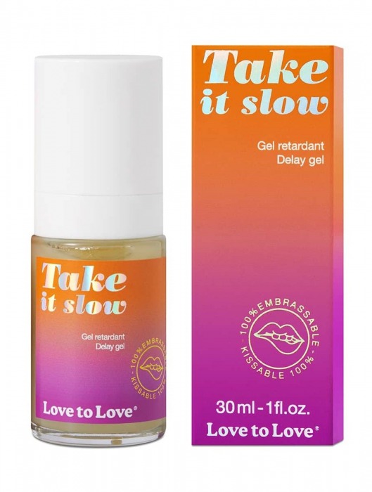 Пролонгирующий гель для мужчин Take It Slow - 30 мл. - Love to Love - купить с доставкой в Новомосковске