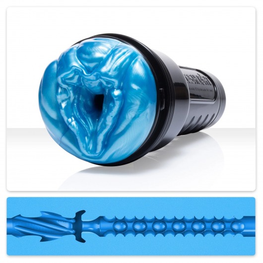 Мастурбатор-вагина Fleshlight Freaks Alien Blue Metallic - Fleshlight - в Новомосковске купить с доставкой