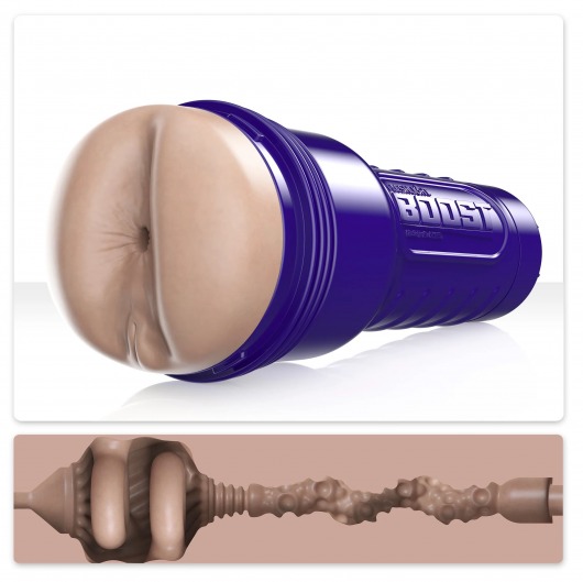 Телесный мастурбатор-анус Fleshlight Boost Blast Female - Fleshlight - в Новомосковске купить с доставкой