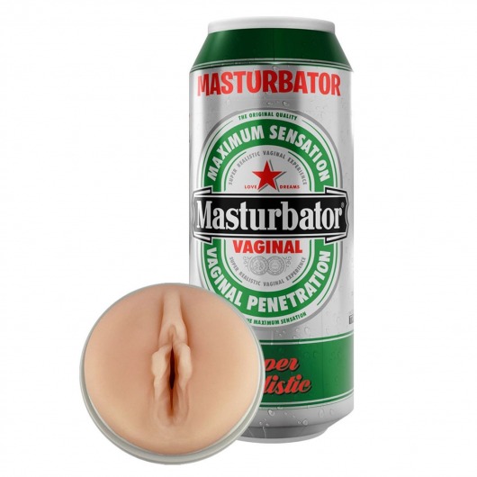 Мастурбатор-вагина Heineken Vagina II - Adrien Lastic - в Новомосковске купить с доставкой
