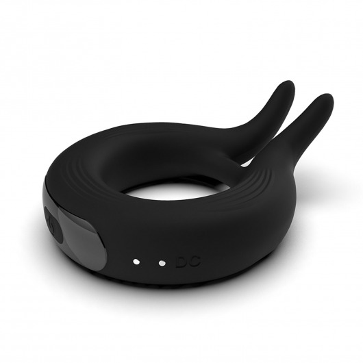Черное эрекционное кольцо Marry Me Rechargeable Vibrating Cockring - Adrien Lastic - в Новомосковске купить с доставкой