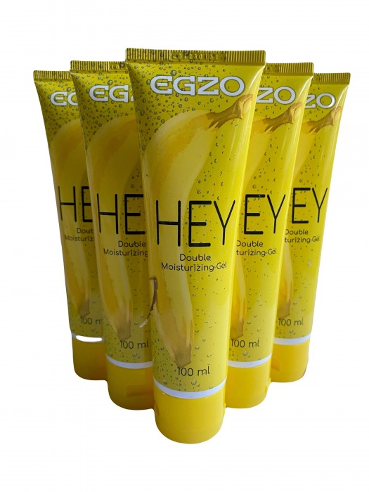 Набор из 5 анальных лубрикантов на водной основе Egzo Hey (по 100 мл.) - EGZO - купить с доставкой в Новомосковске