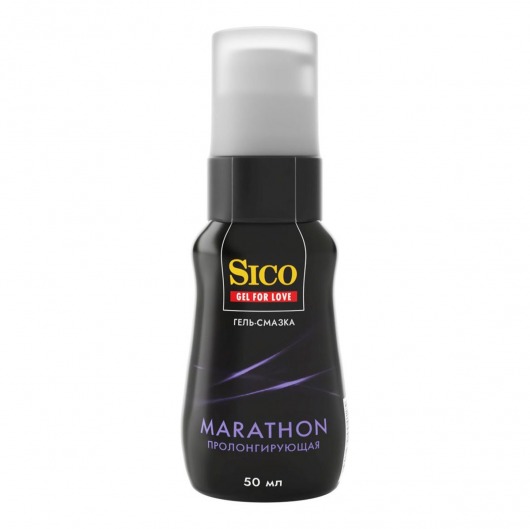 Пролонгирующая гель-смазка Sico Marathon - 50 мл. - Sico - купить с доставкой в Новомосковске