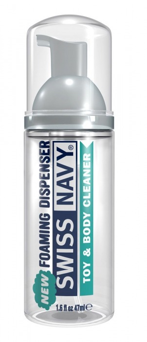 Очищающая пенка для игрушек и тела Toy   Body Cleaner Foamer - 47 мл. - Swiss navy - купить с доставкой в Новомосковске