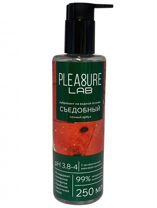 Лубрикант на водной основе Pleasure Lab с ароматом арбуза - 250 мл. - Pleasure Lab - купить с доставкой в Новомосковске