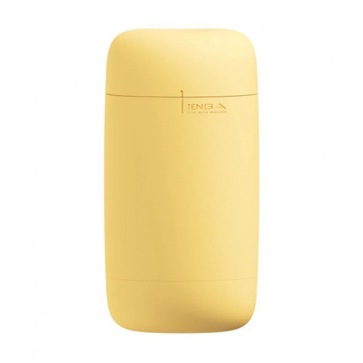 Желтый мастурбатор Tenga Puffy - Tenga - в Новомосковске купить с доставкой