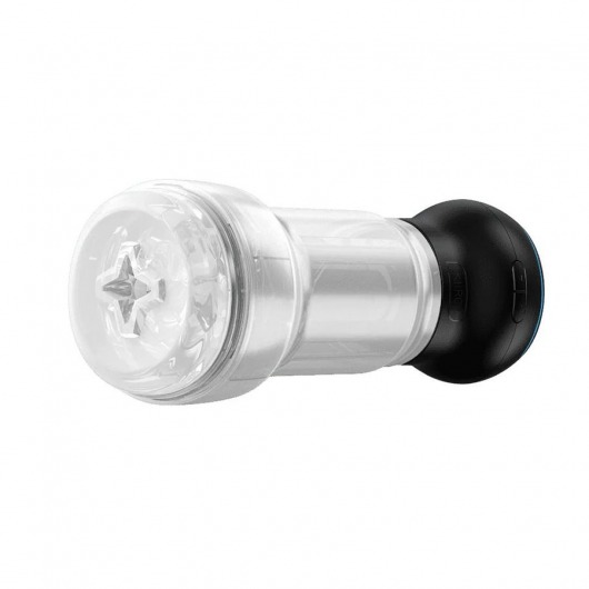 Набор PowerBlow   Feel Pocket Stroker Crystal: мастурбатор и интерактивная насадка - Kiiroo - в Новомосковске купить с доставкой