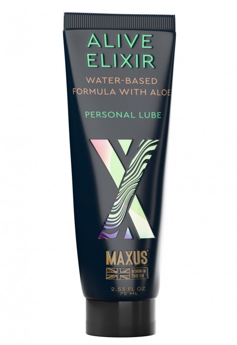 Интимный гель на водной основе MAXUS Alive Elixir - 75 мл. - Maxus - купить с доставкой в Новомосковске