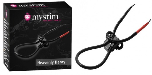 Эрекционное лассо для электростимуляции HEAVENLY HENRY - MyStim - купить с доставкой в Новомосковске