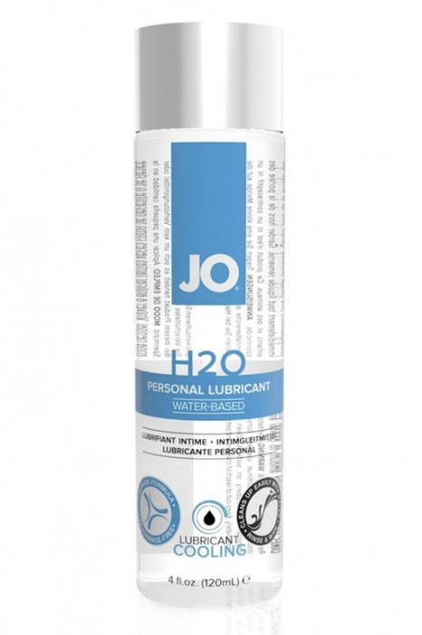 Охлаждающий лубрикант на водной основе JO Personal Lubricant H2O COOLING - 120 мл. - System JO - купить с доставкой в Новомосковске