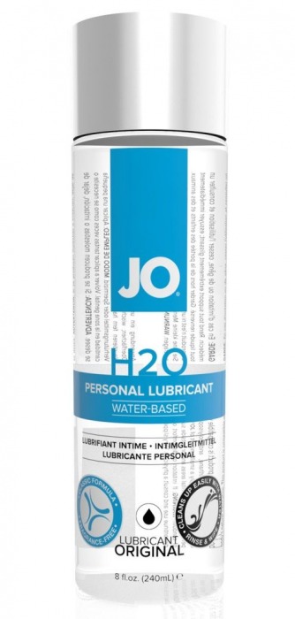 Нейтральный лубрикант на водной основе JO Personal Lubricant H2O - 240 мл. - System JO - купить с доставкой в Новомосковске