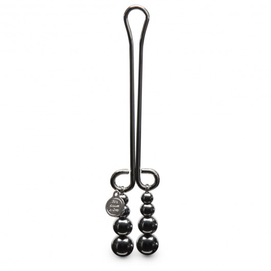 Зажим для клитора с бусинами Just Sensation Beaded Clitoral Clamp - Fifty Shades of Grey - купить с доставкой в Новомосковске