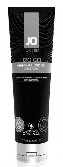 Лубрикант-гель для мужчин JO H2O GEL ORIGINAL - 240 мл. - System JO - купить с доставкой в Новомосковске