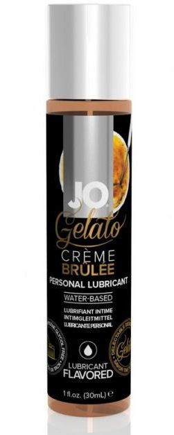 Лубрикант с ароматом крем-брюле JO GELATO CREME BRULEE - 30 мл. - System JO - купить с доставкой в Новомосковске