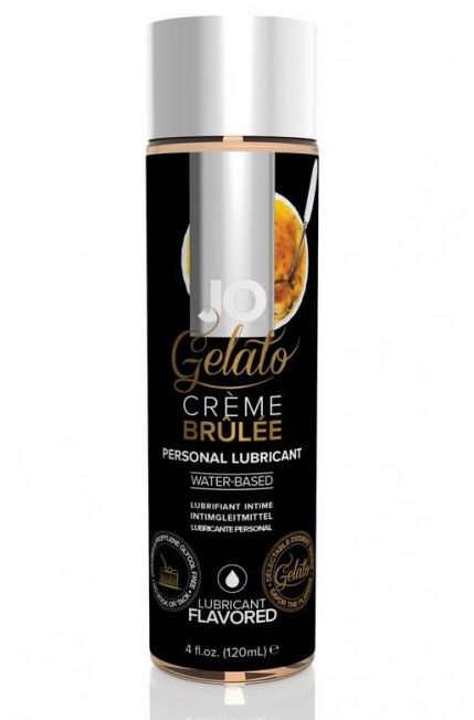 Лубрикант с ароматом крем-брюле JO GELATO CREME BRULEE - 120 мл. - System JO - купить с доставкой в Новомосковске