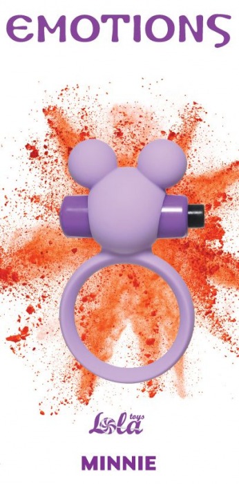 Сиреневое эрекционное виброколечко Emotions Minnie - Lola Games - в Новомосковске купить с доставкой