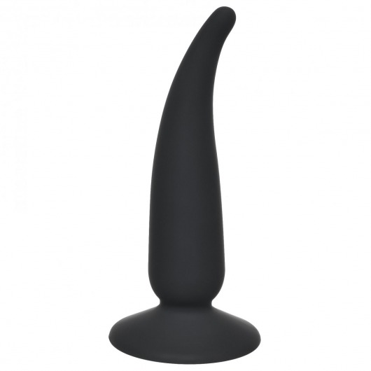 Чёрная анальная пробка P-spot Teazer Black - 12,2 см. - Lola Games - в Новомосковске купить с доставкой