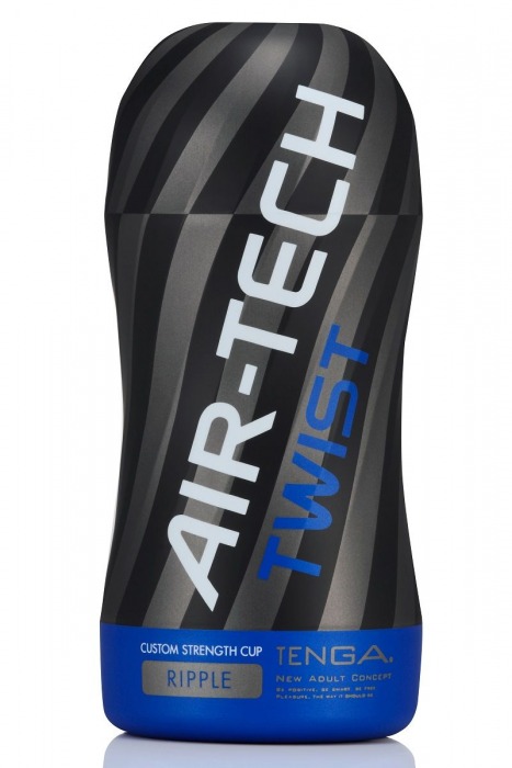 Мастурбатор с регулируемой плотностью обхвата Custom Strength CUP Twist Ripple - Tenga - в Новомосковске купить с доставкой