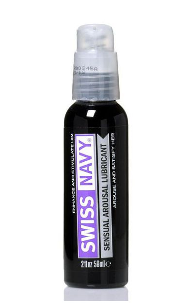 Возбуждающий гель-лубрикант на водной основе Sensual Arousal Lubricant - 59 мл. - Swiss navy - купить с доставкой в Новомосковске