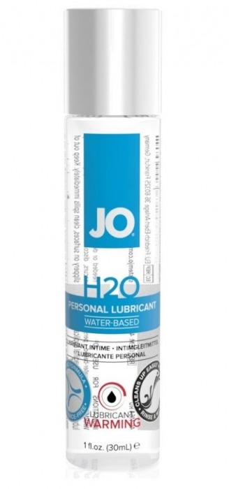 Возбуждающий лубрикант на водной основе JO Personal Lubricant H2O Warming - 30 мл. - System JO - купить с доставкой в Новомосковске