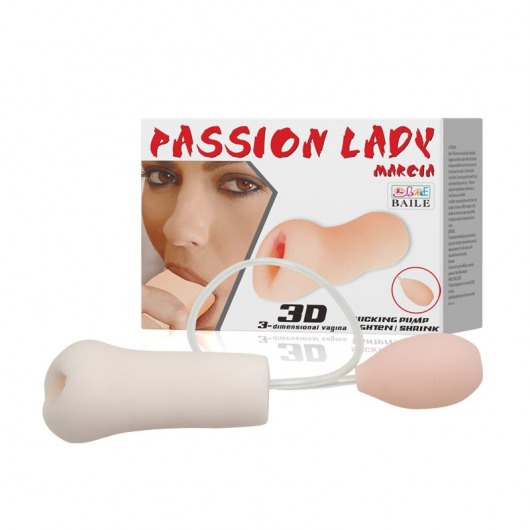Мастурбатор Passion Lady Marcia с грушей для имитации посасывания - Baile - в Новомосковске купить с доставкой