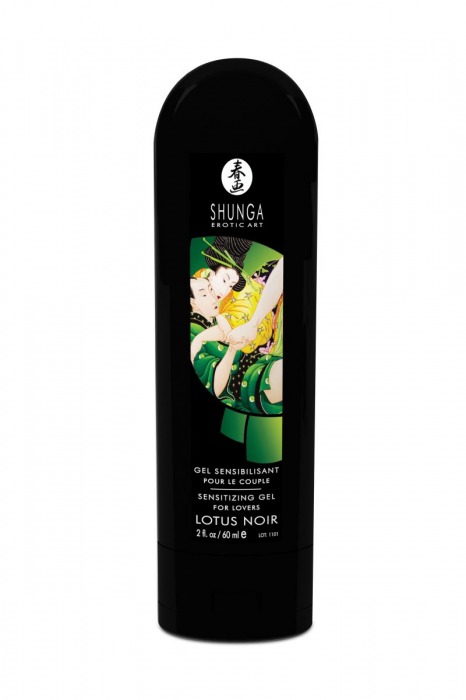 Интимный гель для пар, усиливающий наслаждение, Lotus Noir - 60 мл. - Shunga - купить с доставкой в Новомосковске