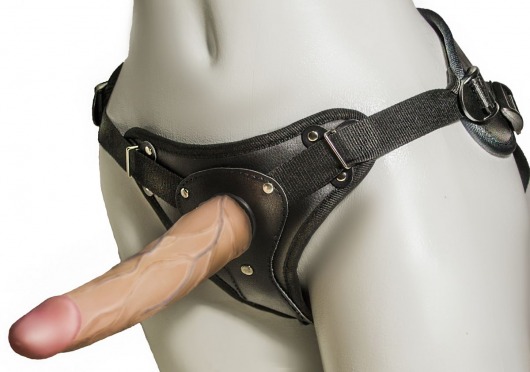 Женский страпон с вагинальной пробкой Woman Strap - 18 см. - LOVETOY (А-Полимер) - купить с доставкой в Новомосковске