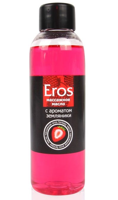 Массажное масло Eros fantasy с ароматом земляники - 75 мл. - Биоритм - купить с доставкой в Новомосковске