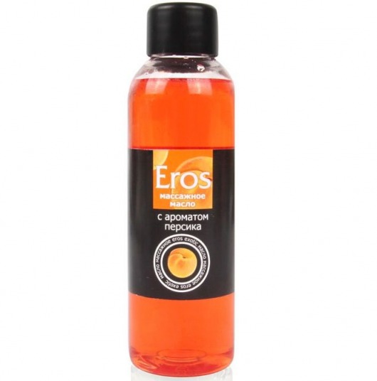 Массажное масло Eros exotic с ароматом персика - 75 мл. - Биоритм - купить с доставкой в Новомосковске